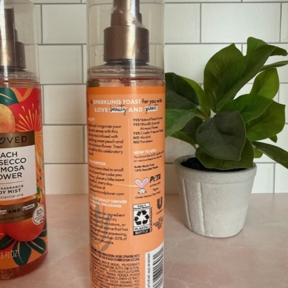 Beloved Peach Prosecco & Mimosa Flower Body Butter & Fragrance Mist - Picture 6 of 6